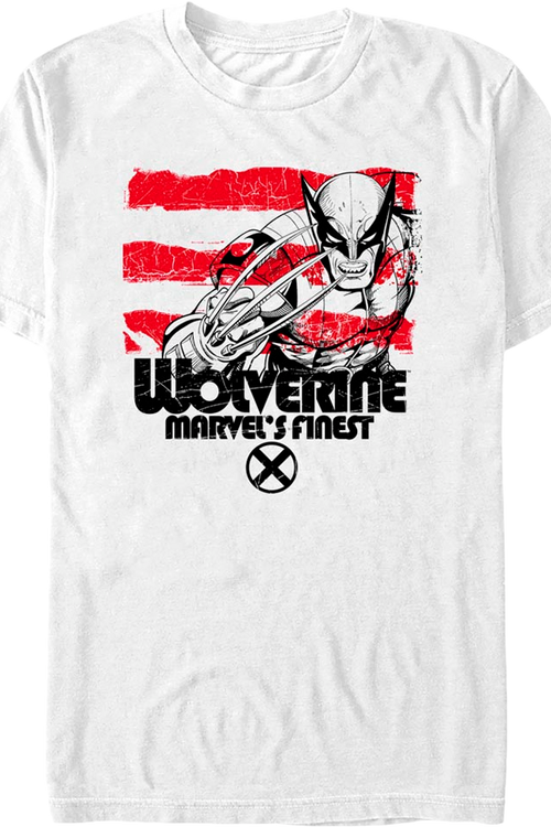 Marvel's Finest Wolverine Marvel Comics T-Shirtmain product image