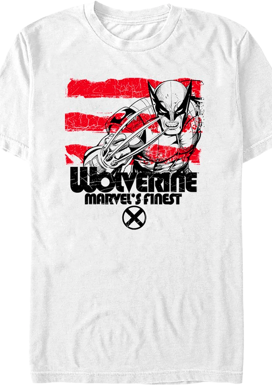 Marvel's Finest Wolverine Marvel Comics T-Shirt - main product image