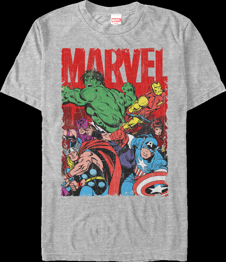 Marvel's The Avengers TShirt Marvel Mens TShirt