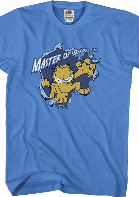 Master Of Disaster Garfield T-Shirt - main product image