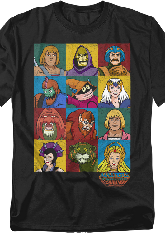 Masters Of The Universe Characters Shirt - main product image
