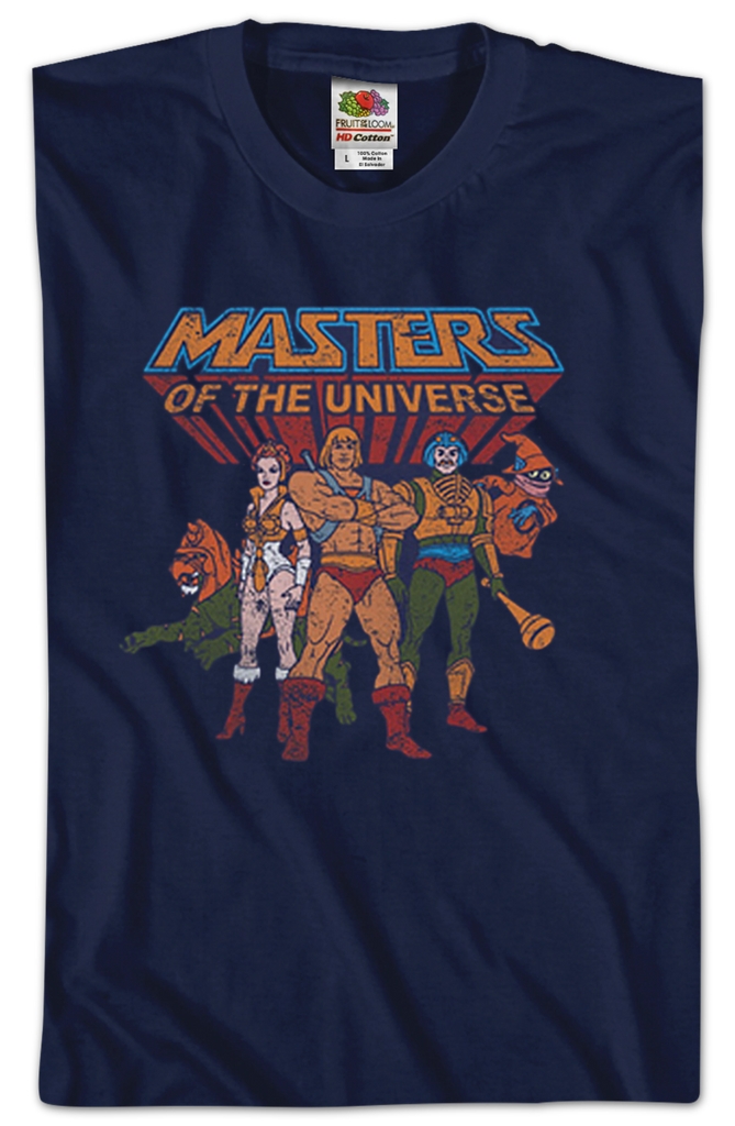 Masters Of The Universe Heroes Shirt: He-Man, Teela, Man-At-Arms, Orko