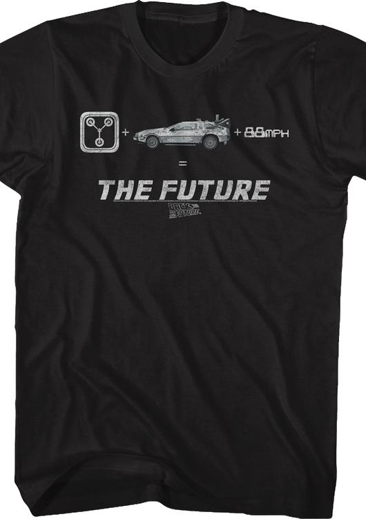 Math Equation Back To The Future T-Shirt - main product image