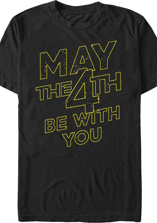 May The 4th Be With You Star Wars T-Shirt - main product image