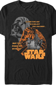 May The Force Be With You Collage Star Wars T-Shirt