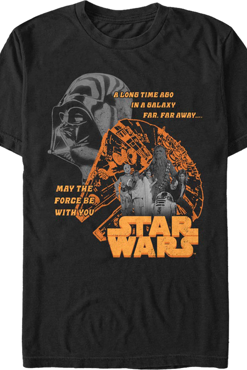 May The Force Be With You Collage Star Wars T-Shirtmain product image