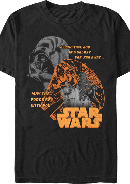 May The Force Be With You Collage Star Wars T-Shirt - main product image