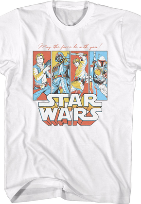 May The Force Be With You Pop Art Star Wars T-Shirt