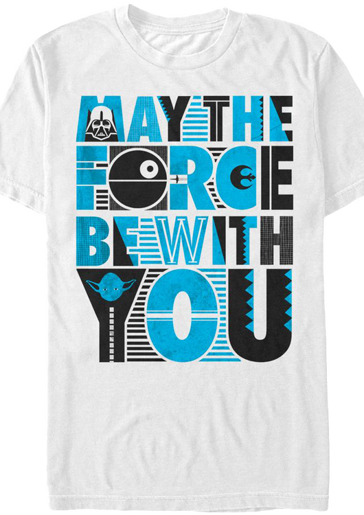 May The Force Be With You Star Wars T-Shirt - main product image