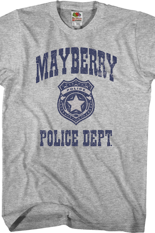 Mayberry Police Dept. Andy Griffith Show T-Shirtmain product image