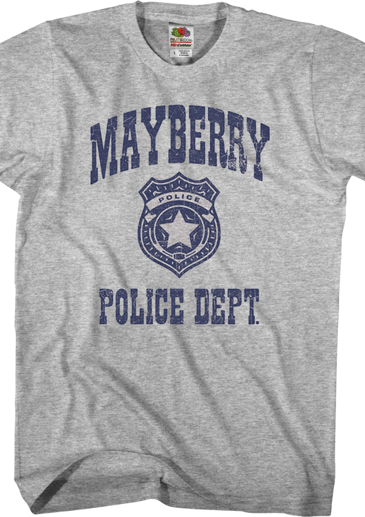 Mayberry Police Dept. Andy Griffith Show T-Shirt - main product image