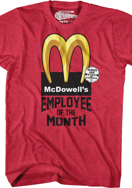 McDowell's Employee Of The Month Coming To America T-Shirt - main product image
