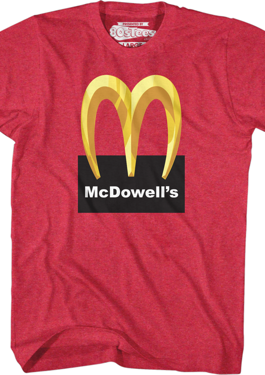 McDowell's Logo Coming To America T-Shirt - main product image
