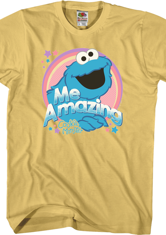 Me Amazing Cookie Monster Sesame Street T-Shirt - main product image