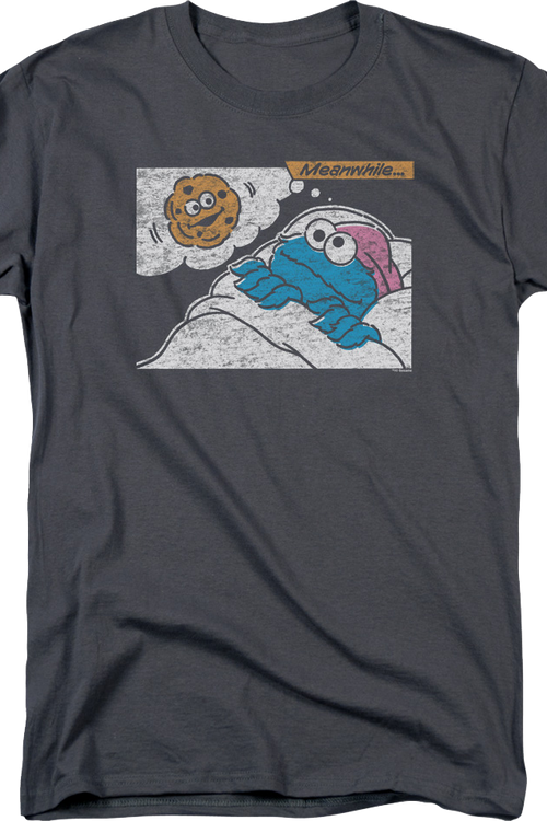 Meanwhile Cookie Monster Sesame Street T Shirt
