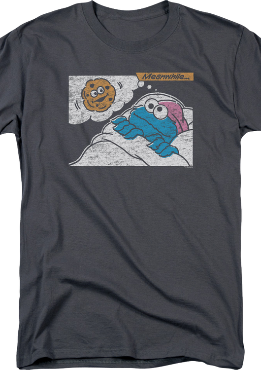 Meanwhile Cookie Monster Sesame Street T-Shirt - main product image