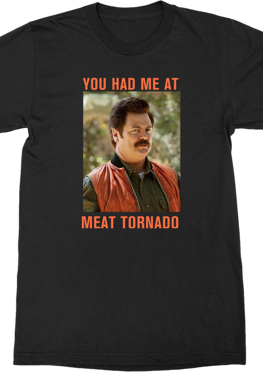Meat Tornado Parks and Recreation T-Shirt - main product image