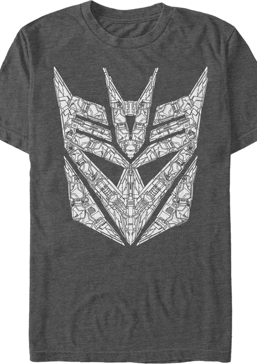 Mechanical Decepticons Logo Transformers T-Shirt - main product image