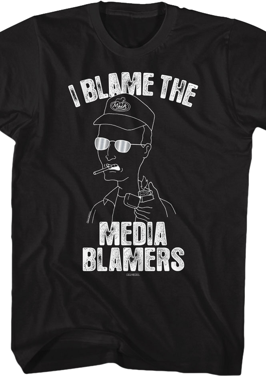 Media Blamers King of the Hill T-Shirt - main product image