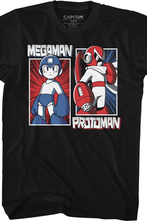 Mega Man and Proto Man T-Shirt - main product image