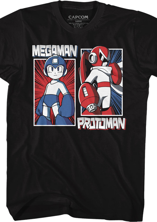 Mega Man and Proto Man T-Shirt - main product image