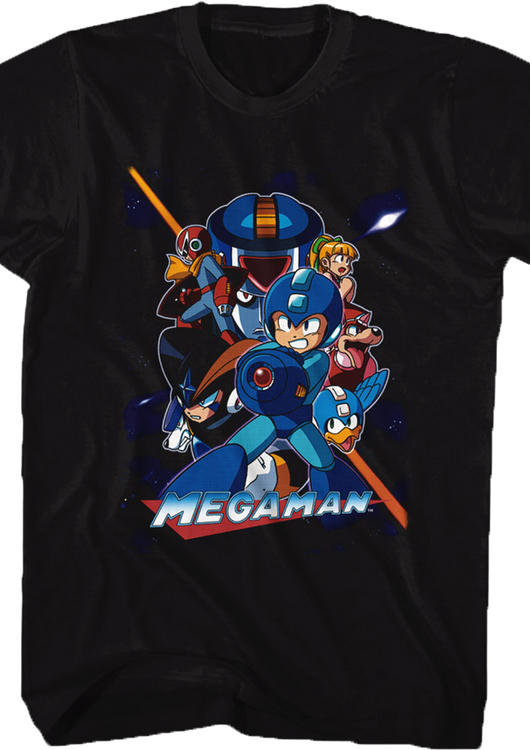 Mega Man Collage T-Shirt - main product image