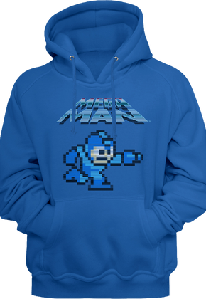 8-Bit Blue Bomber Mega Man Hoodie