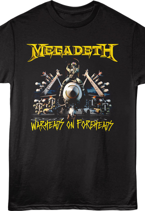 Warheads On Foreheads Artwork Megadeth T-Shirt