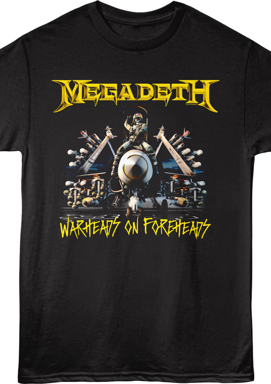 Warheads On Foreheads Artwork Megadeth T-Shirt - main product image