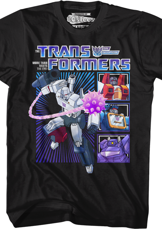Megatron and the Decepticons Transformers T-Shirt - main product image