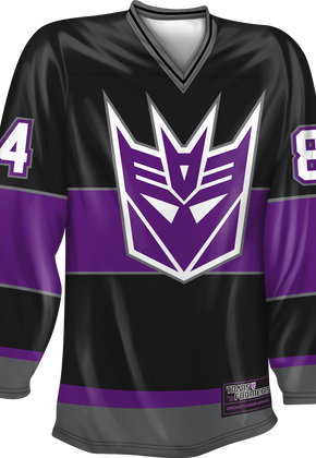 Megatron Decepticons Transformers Hockey Jersey