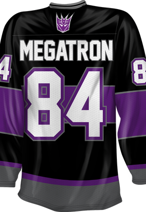 Megatron Decepticons Transformers Hockey Jersey