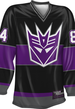 Megatron Decepticons Transformers Hockey Jersey