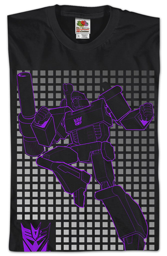 Magatron Grid Megatron Grid Transformers T-Shirt