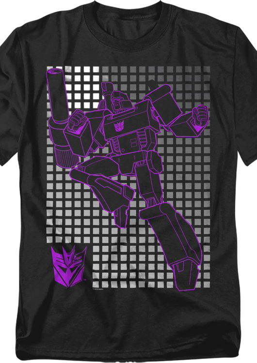 Megatron Grid Transformers T-Shirt - main product image