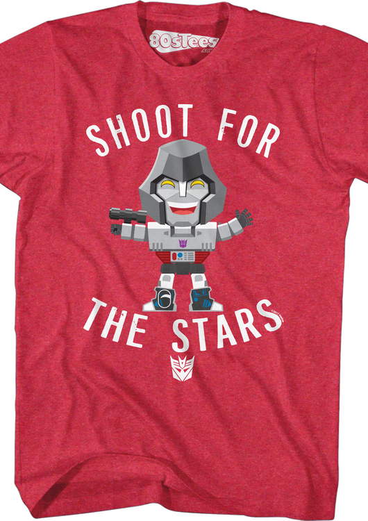 Megatron Shoot For The Stars Transformers T-Shirt - main product image