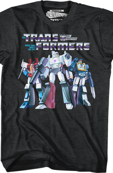 Decepticons Triple Threat Transformers T-Shirt