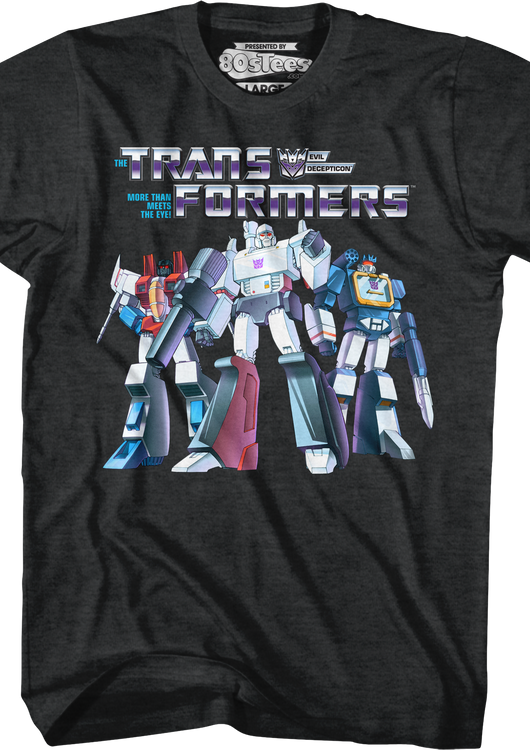 Decepticons Triple Threat Transformers T-Shirt - main product image