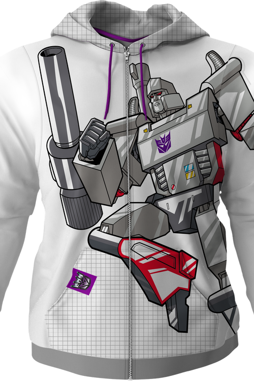 Megatron Transformers Premium Zippered Hoodiemain product image