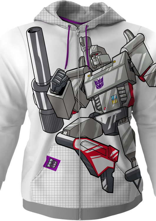 Megatron Transformers Premium Zippered Hoodie - main product image