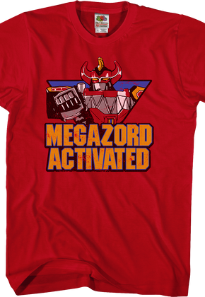 Megazord Activated Mighty Morphin Power Rangers T-Shirt