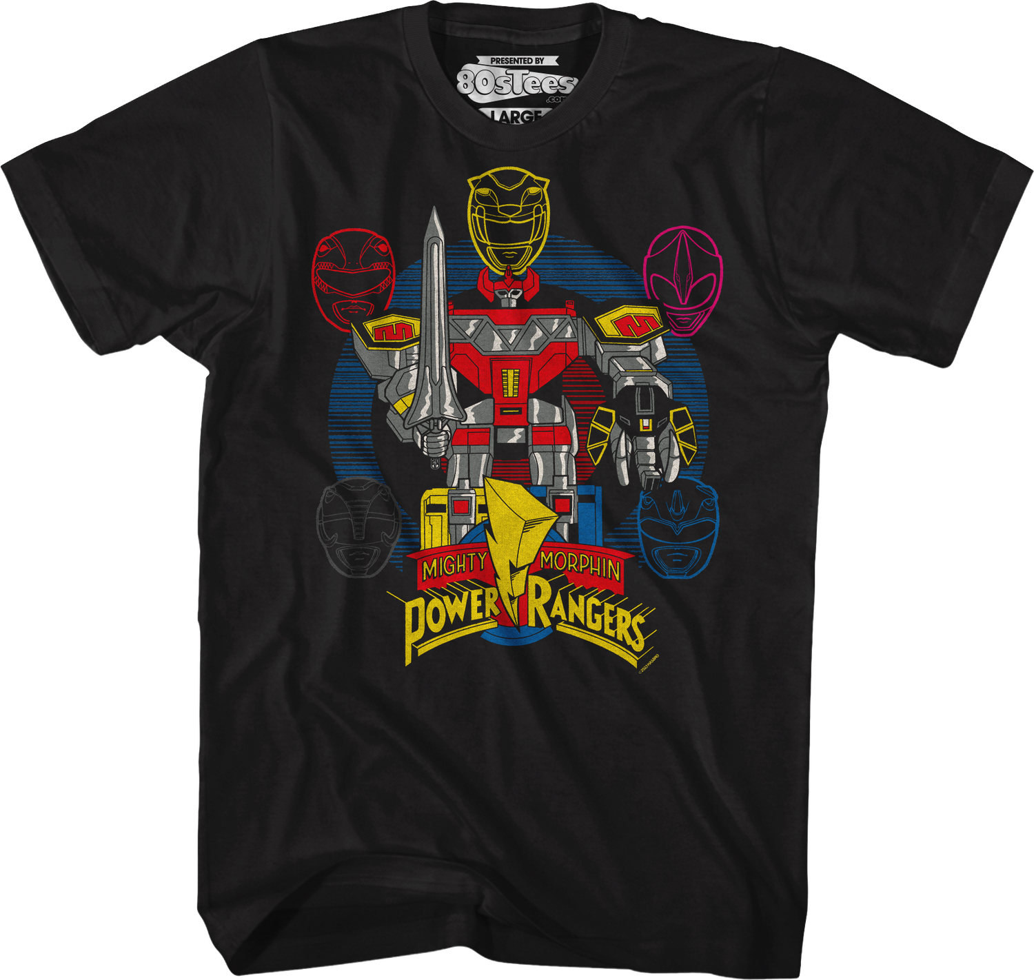 Megazord Mighty Morphin Power Rangers T Shirt Megazord Mighty Morphin Power Rangers T Shirt