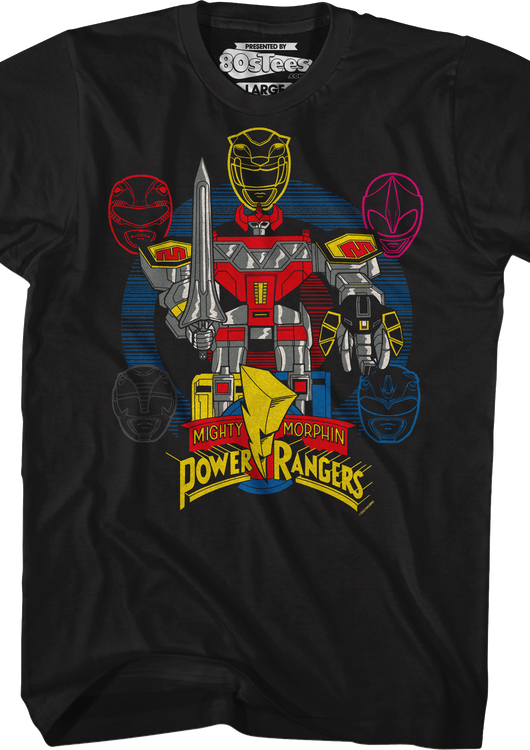 Megazord Mighty Morphin Power Rangers T-Shirt - main product image