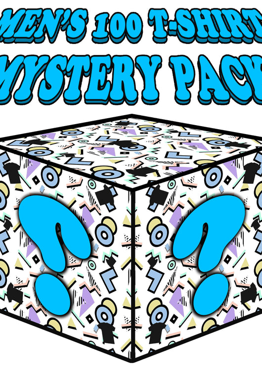 Mens 100 T-Shirt Mystery Pack - main product image