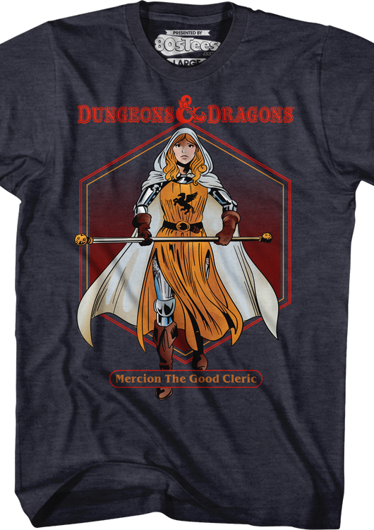 Mercion The Good Cleric Dungeons & Dragons T-Shirt - main product image