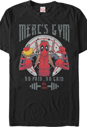 Merc's Gym Deadpool T-Shirt