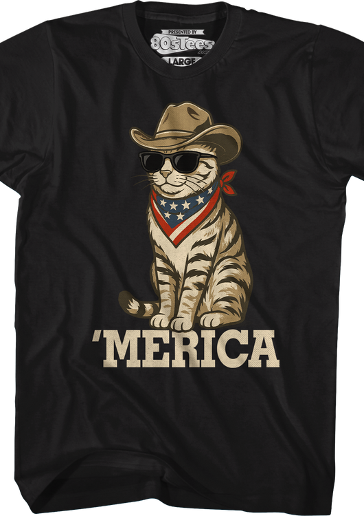 'Merica Cat T-Shirt - main product image