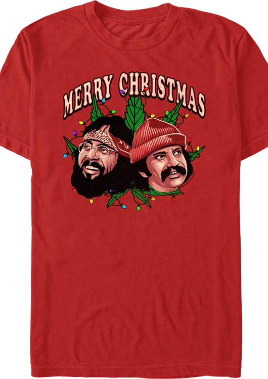 Merry Christmas Cheech and Chong T-Shirt - main product image