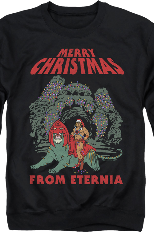 Merry Christmas from Eternia Masters of the Universe Sweatshirt - main product image