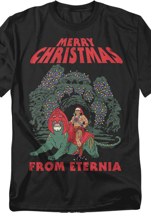 Merry Christmas from Eternia Masters of the Universe T-Shirt - main product image